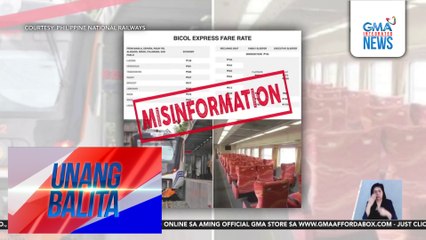 PNR – Hindi totoong tumatakbo na ang ruta mula Laguna hanggang Bicol | Unang Balita