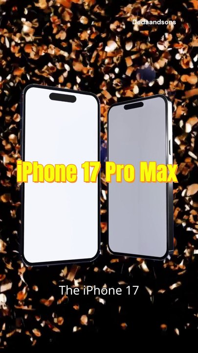 apple iphone 17 pro max model.