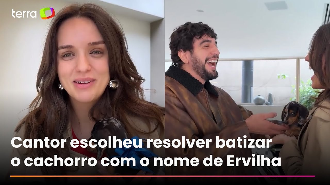 Rafa Kalimann presenteia Nattan com filhote de...