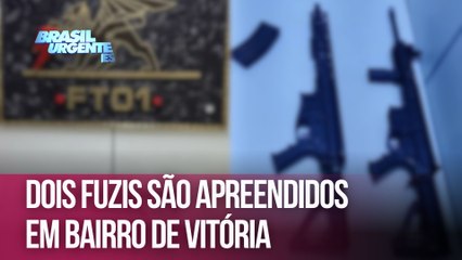 Dois fuzis são apreendidos em bairro de Vitória