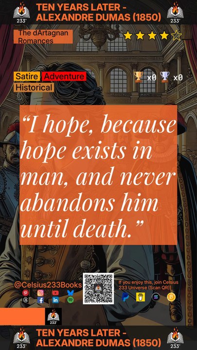 Ten Years Later - Alexandre Dumas (1850) Quotes (The dArtagnan Romances - 4)