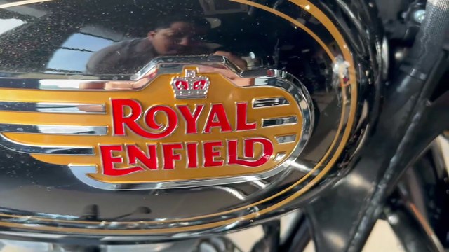 Royal Enfield Bullet 350 Battalion Black Twin Of Standard #royalenfield #bullet #350cc