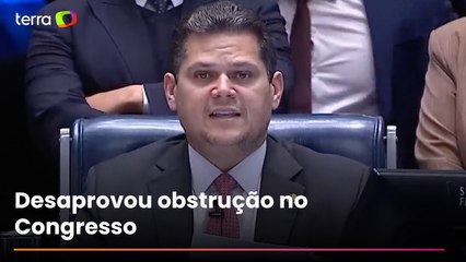 Alcolumbre chama de ‘arbitrária’ ocupação bolsonarista: ‘Alheio aos princípios democráticos’