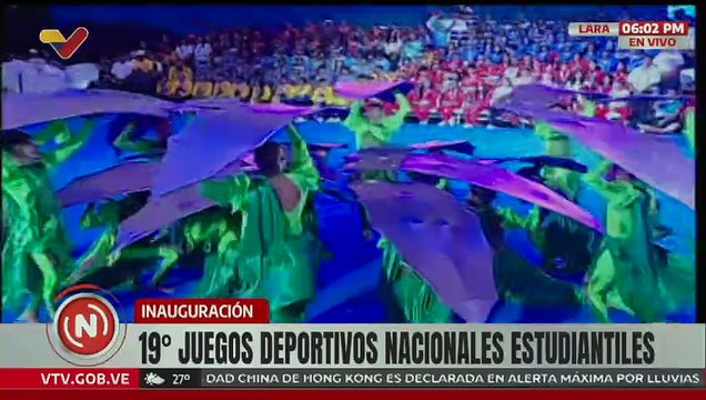 Inauguración de los XIX Juegos Deportivos Nacionales Estudiantiles 2025