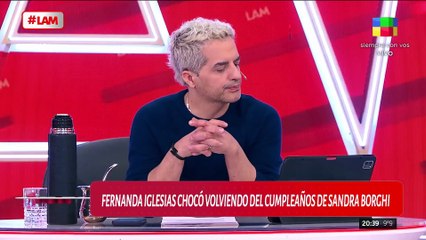 Habló Boris, joven que protagonizó un accidente con Fernanda Iglesias