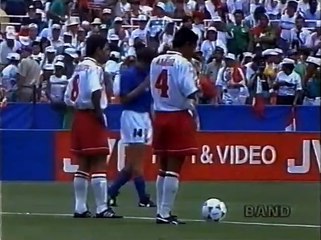 Copa do Mundo 1994  Italia x México (Grupo E) com Silvio Luís (Band)