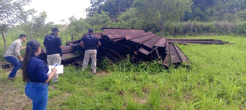 Cerca del 40 % de las vigas H sustraídas han sido recuperadas, informó el MOP