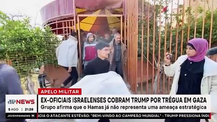Ex-oficiais israelenses cobram Trump por trégua em Gaza