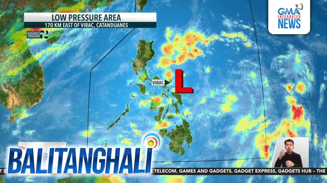 PAGASA - LPA malapit sa Bicol, nagpapaulan na sa ilang bahagi ng bansa; Isa pang LPA, binabantayan sa Pacific Ocean | Balitanghali
