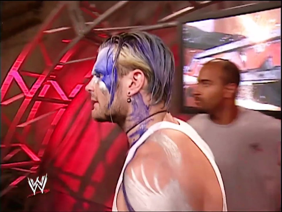 09.09.2002 WWE RAW Jeff Hardy & Eric Bischoff Backstage