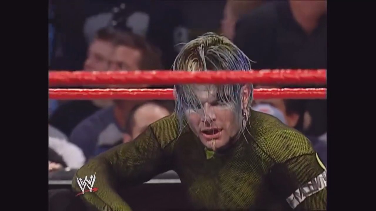 09.16.2002 WWE RAW Jeff Hardy vs Triple H World Heavyweight Title Match