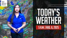 Today's Weather, 5 A.M. | Aug. 6, 2025