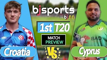 Croatia vs Cyprus | CRO vs CYP 1st T20 Match Preview |