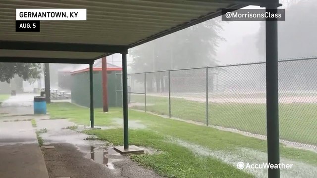 Thunderstorms soak the Southeast