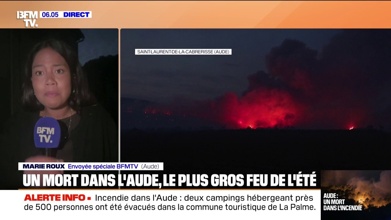 Incendie dans l'Aude: 11.000 hectares désormais parcourus et 1.500 pompiers mobilisés sur le terrain