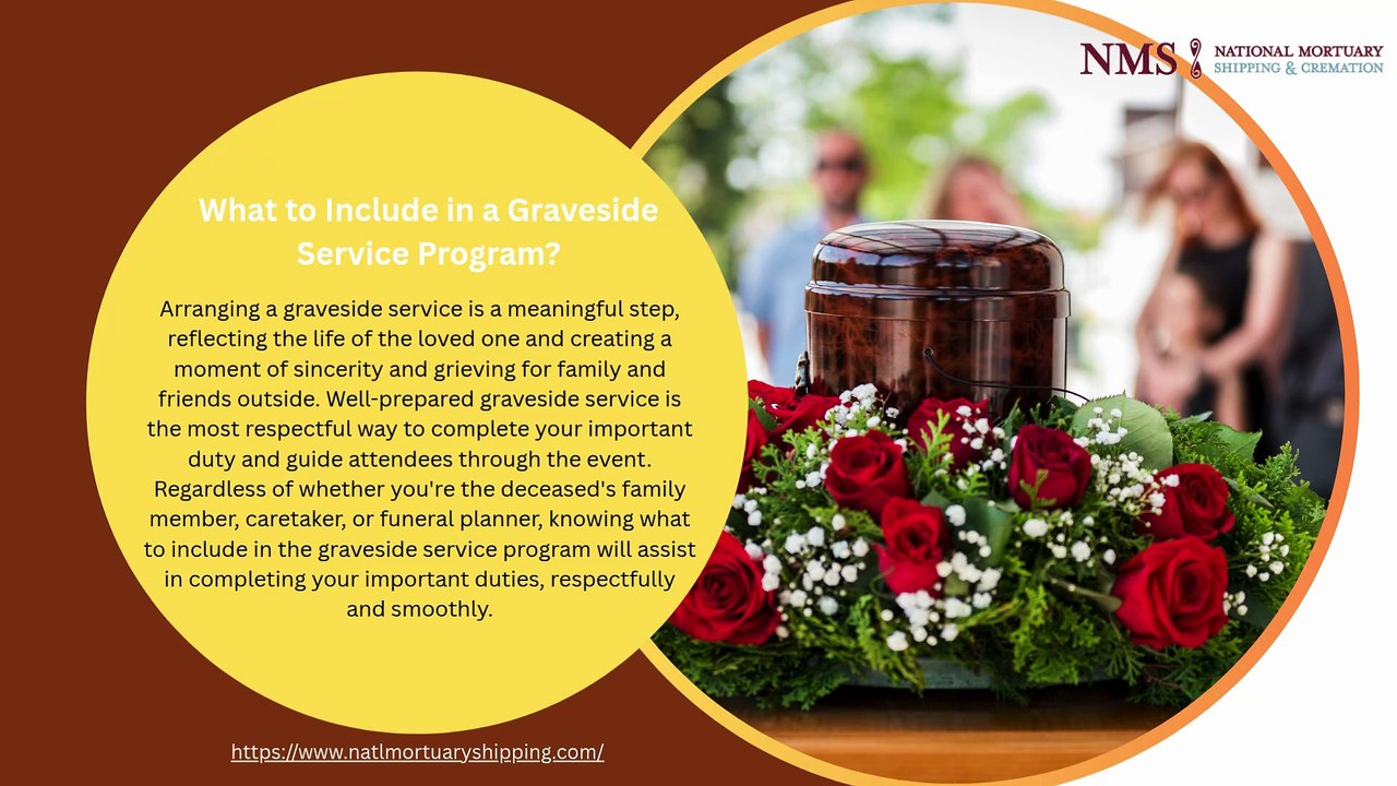 What to Include in a Graveside Service Program