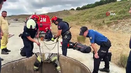 Hırsızlık için girdiği İstanbul Metrosu'nun kuyusunda mahsur kaldı