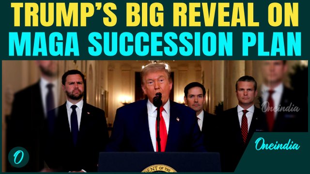 Breaking: Trump Breaks Silence On MAGA Succession | Names MAGA Heir For 2028 Elections