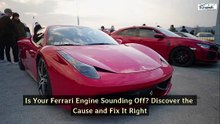 Is Your Ferrari Engine Sounding Off Discover the Cause and Fix It Right