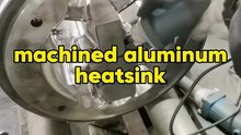 machined aluminum heatsink