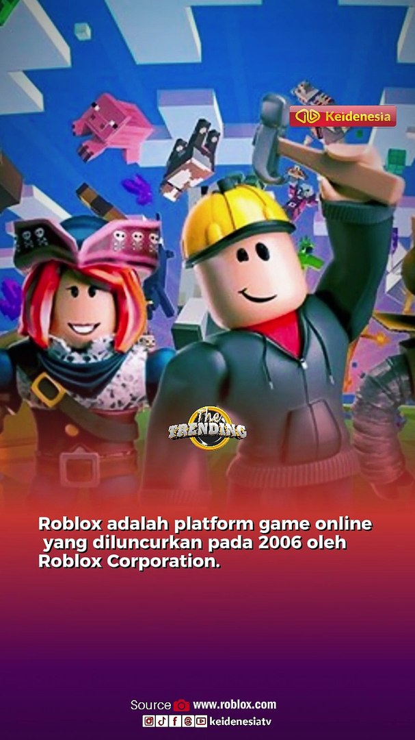 ⁣Mengenal Roblox, Game Online yang Kini tengah Disorot Pemerintah
