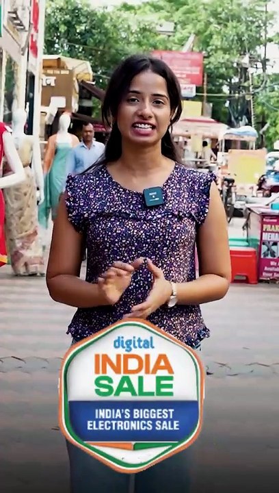 🇮🇳 स्वतंत्रता दिवस सेलिब्रेशन में जोड़ें डिजिटल रंग! रिलायंस डिजिटल पर इलेक्ट्रॉनिक्स की जबरदस्त डील्स और बैंक कार्ड से ₹15,000 तक का कैशबैक! #AzadiKaTyohar #79thIndependenceDay #RelianceDigital #IndependenceDaySale #BumperDiscounts #HappyIndependenceDa