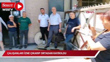 Patron kardeşler kaçtı işçiler ortada kaldı