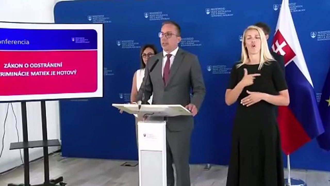 ZÁZNAM: E. Tomáš: Zákon o odstránení diskriminácie matiek predkladáme do MPK