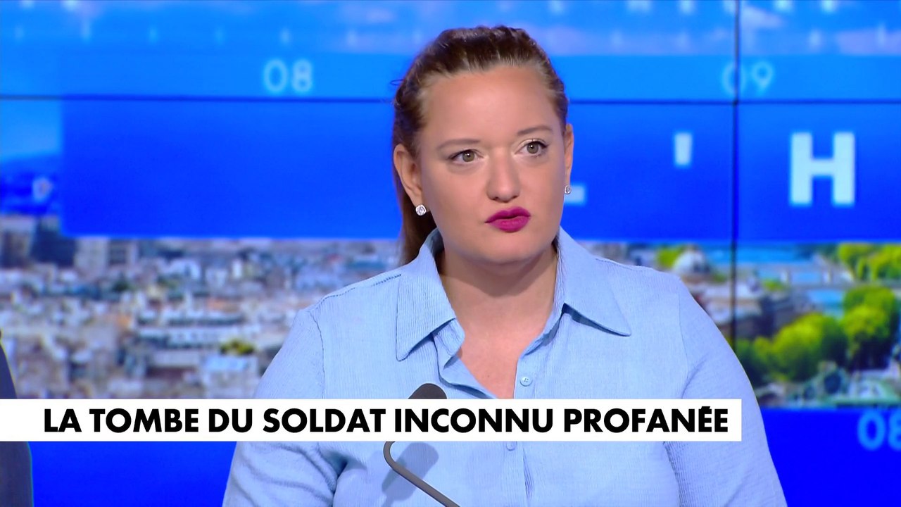 Pour Noémie Halioua, il est en train de mettre une gifle à tous ceux qui sont morts pour la France