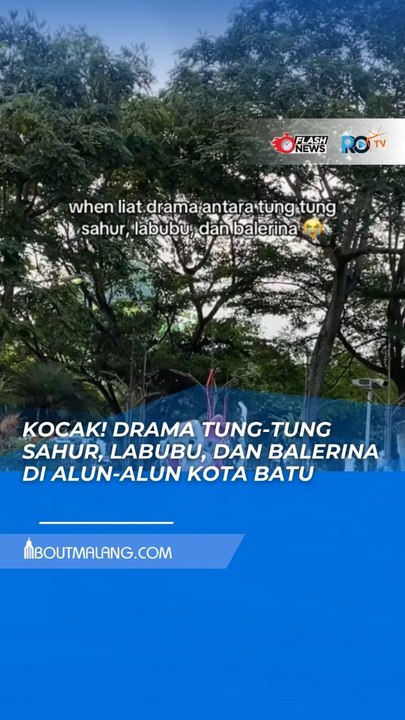 GAGAL FOKUS! MASKOT BIKIN DRAMA DI DEPAN AIR MANCUR, ALUN-ALUN KOTA BATU