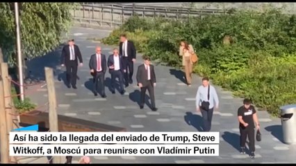 El enviado de Trump, Steve Witkoff, llega a Rusia para reunirse con Putin