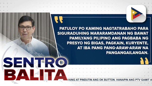 DOF, tiniyak ang mga hakbang ng pamahalaan para maramdaman ng mga Pilipino ang pagbagal pa ng inflation