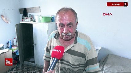 Adana'da aynı gün evini ve eşini kaybetti: Depodan bozma yerde yaşıyor