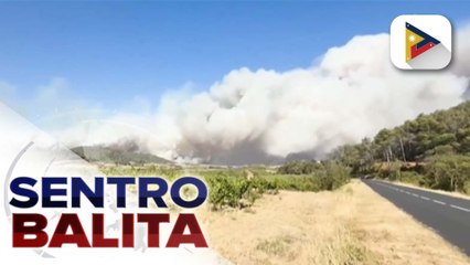 Southern France naka-red alert dahil sa malawakang forest fire; 2, naitalang sugatan