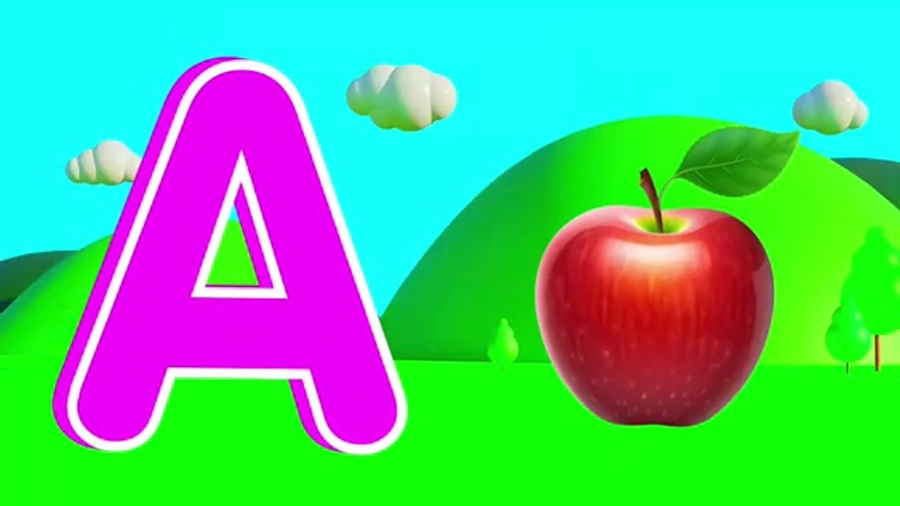 Alphabet Phonics Song – A for Apple | TWO Words per Letter with Sounds for Babies