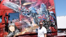 Ses camions décorés sont de vraies œuvres d'art