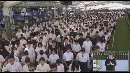Hiroshima, un minuto di silenzio a 80 anni dalla tragedia del 6 agosto