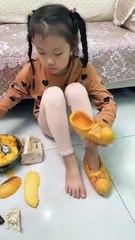 This little artist turn fruits and veggies into amazing artwork