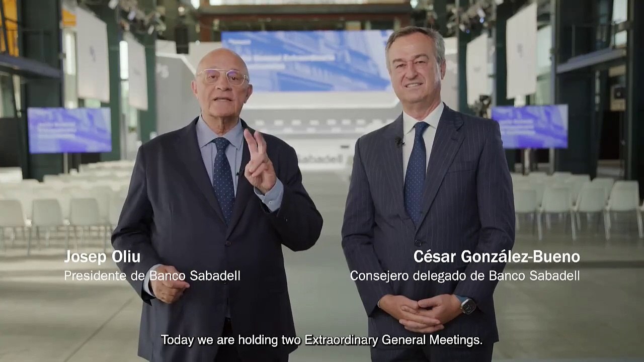 El Banco Sabadell celebra una Junta General Extraordinaria de Accionistas
