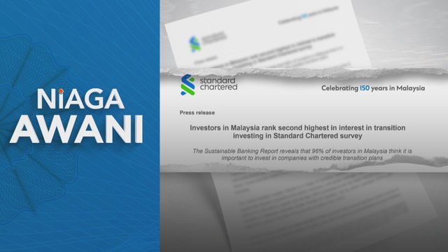 Pelabur Malaysia kedua paling minat pelaburan 'hijau' - Standard Chartered