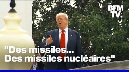 Donald Trump plaisante sur l'installation de "missiles nucléaires" sur le toit de la Maison Blanche