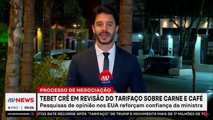 Simone Tebet acredita em revisão do tarifaço imposto pelos EUA