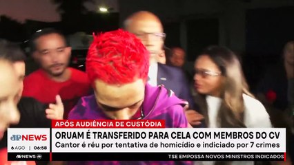 Oruam deixa cela isolada e é transferido para cela coletiva