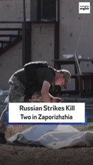 Russian Strikes Kill Two In Zaporizhzhia