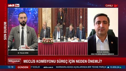 HÜDA PAR Genel Başkan Yardımcısı Serkan Ramanlı, Terörsüz Türkiye komisyonunu değerlendirdi
