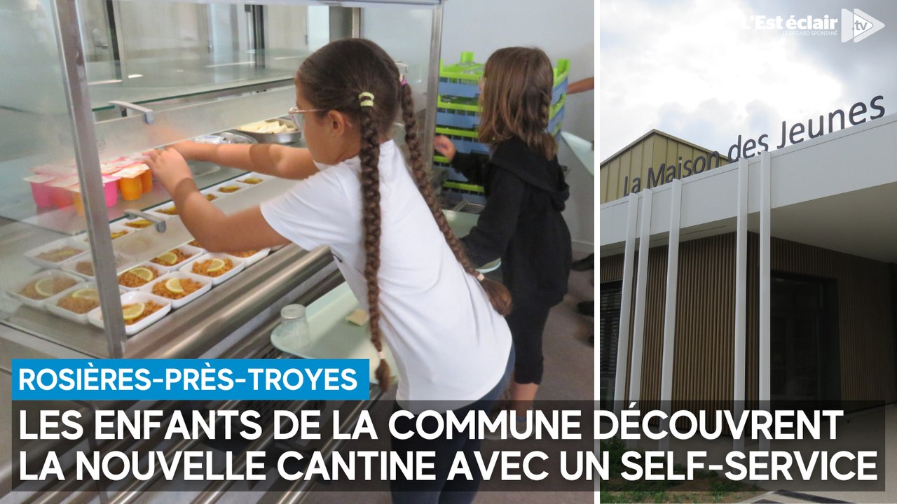 Première semaine de test pour la cantine moderne dont s'est dotée Rosières-près-Troyes