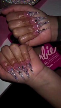 Ultimate Diamond Nail Art 💎 | Full Luxury Crystal Nails 2025 | Viral Glam Look