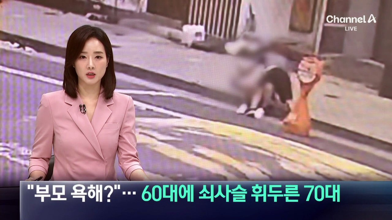 “돌아가신 부모 욕해?”…쇠사슬 휘두른 70대