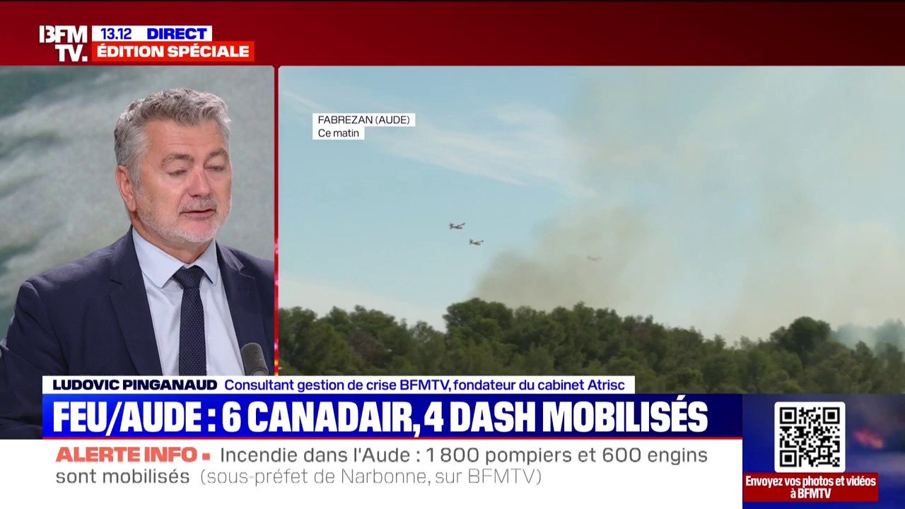 "On avait les flammes à 300 mètres de la maison": cet habitant a dû évacuer son habitation à cause de l'incendie dans l'Aude