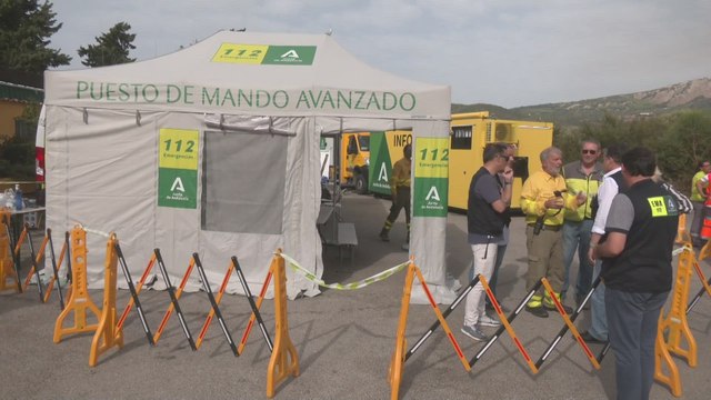 Espectaculares imágenes del incendio de Tarifa